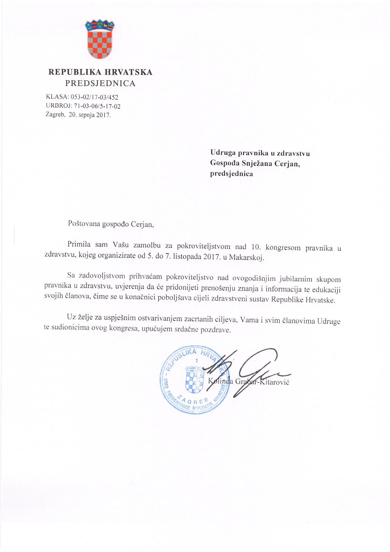 UDRUGA PRAVNIKA U ZDRAVSTVU page 001