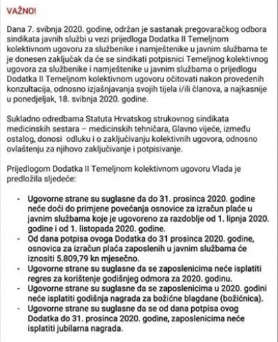Pregovori TKU